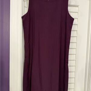 Title Nine Unconventional Sleeveless Dress in Rich Fig Purple size M